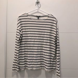 J.Crew striped long sleeve shirt